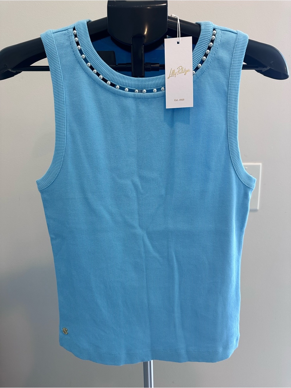 Lilly Pulitzer NWT VANNA KNIT TOP Capri Blue
